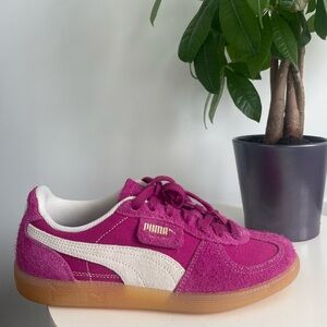 Women Size 8.5 PUMA Palermo Vintage Magenta Gleam Shoes 400783-07